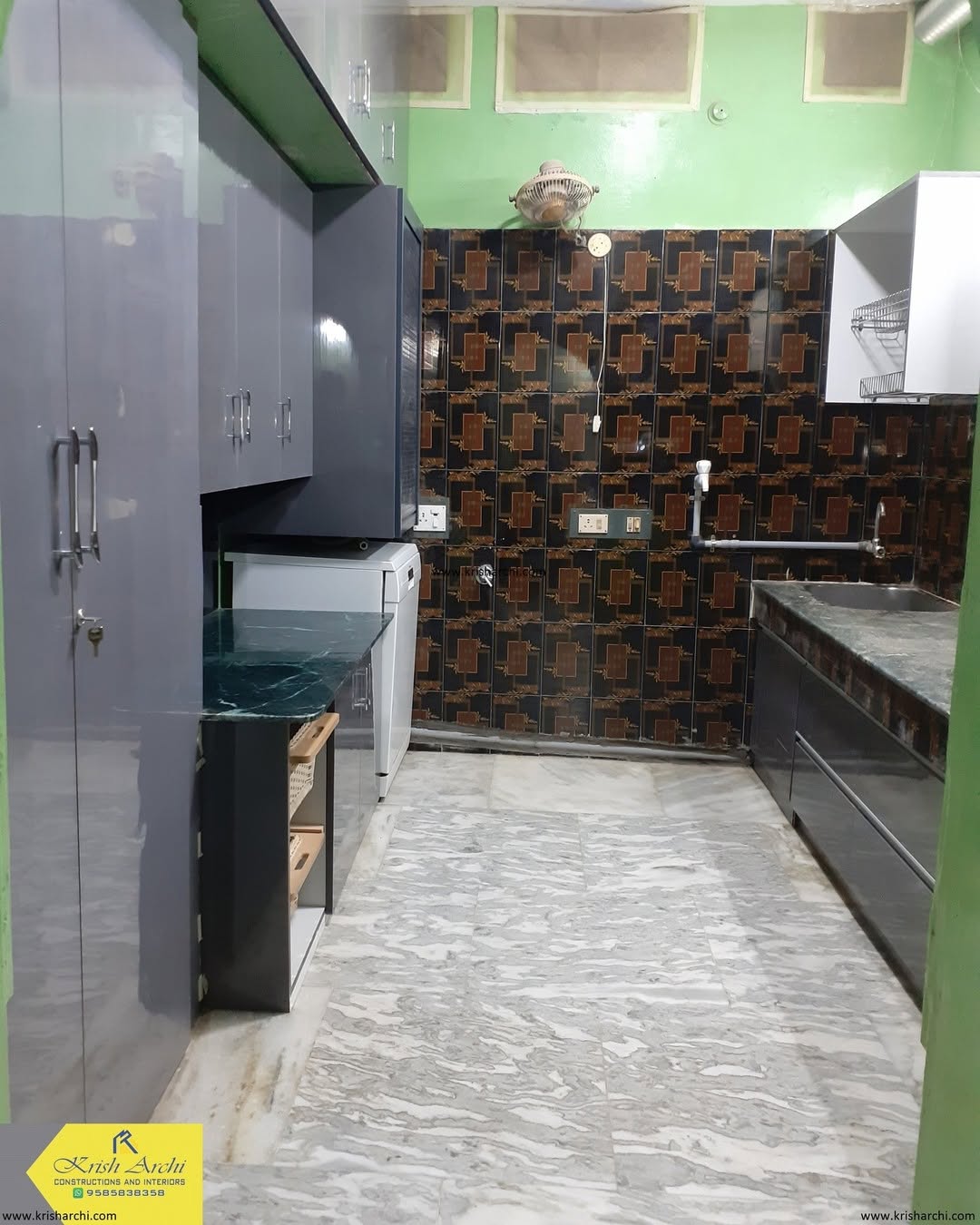 Modular Kitchen Design interior design idea for modern homes (2/3)
